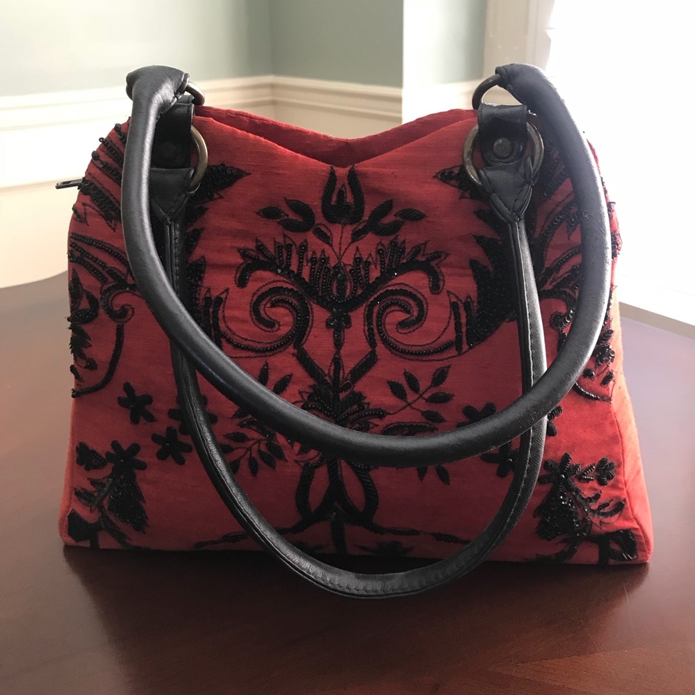Christiana hand beaded purse / shoulder bag - Picture 2 of 5